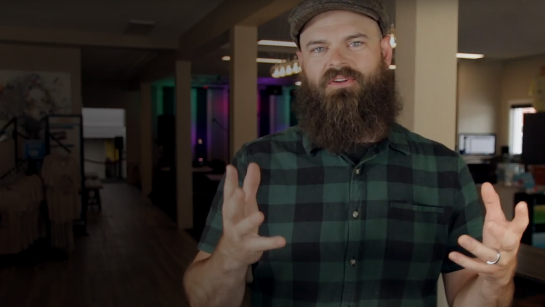 Pastor Aaron Podgorski hosting a Life Recovery service